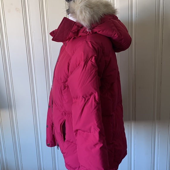 L.L. Bean Puffer Coat Raspberry Size SP - Picture 4 of 8